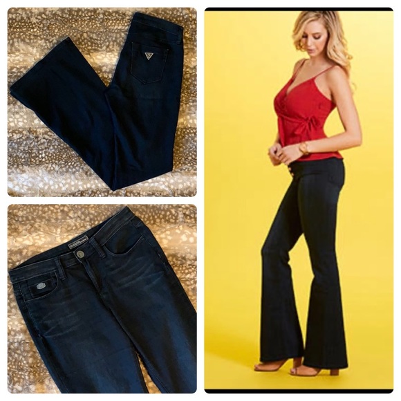 guess wide leg jeans